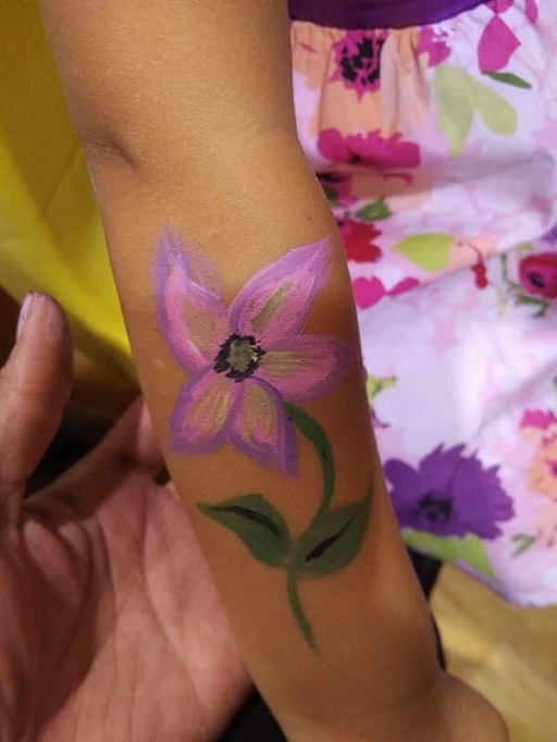 Rochelle Flower Tattoo