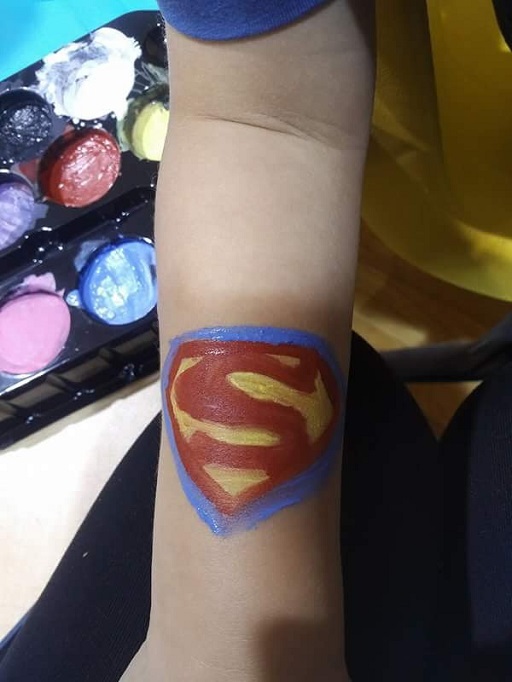 Rochelle Superman Tattoo