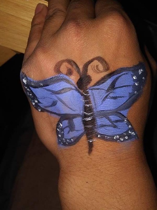 Rochelle Butterfly Arm Tattoo